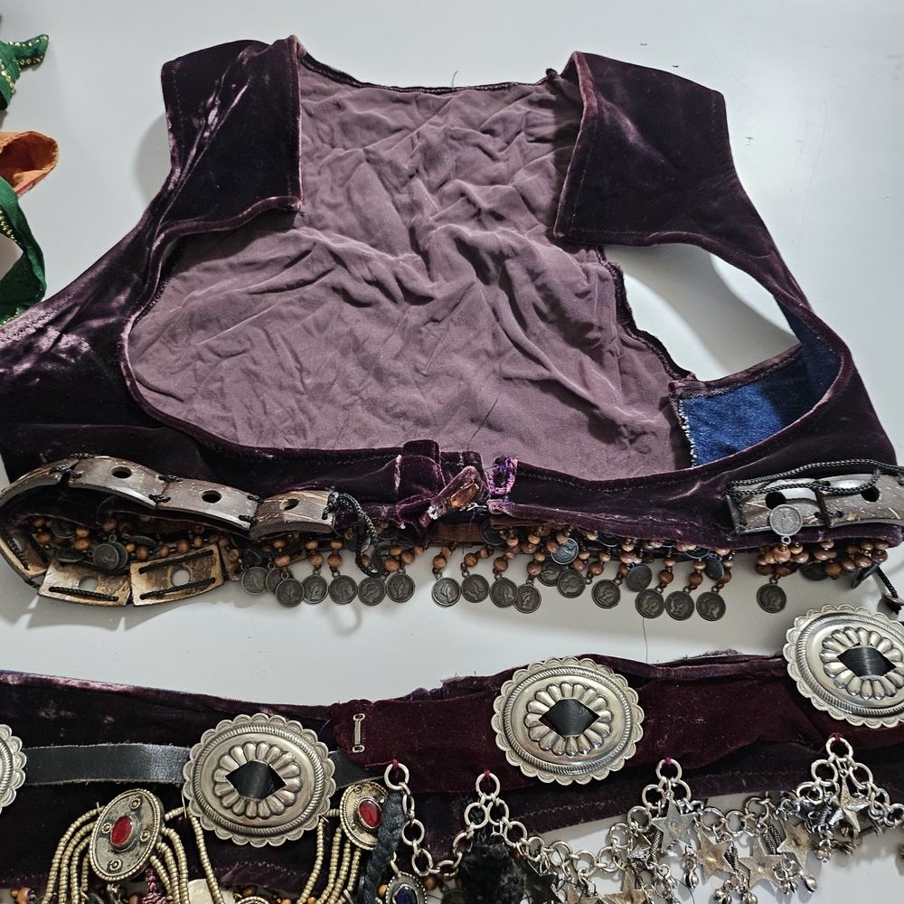 Velvet Coin-Embellished Vest